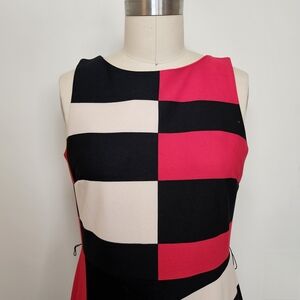 Colorblock Sleeveless Dress